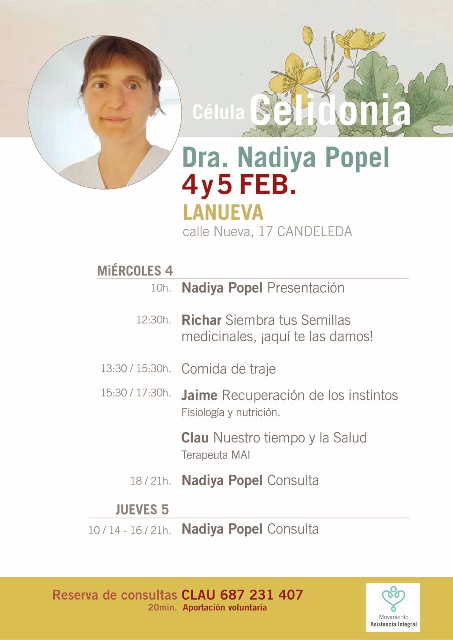 Nadiya Popel Celula Celidonia